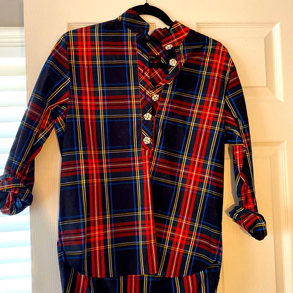 NWT J. Crew embellished top